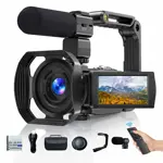 Cámara Filmadora 4K Gadnic Con Micrófono Y Estabilizador Pantalla Abatible IPS 3"
