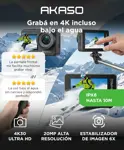 Camara De Accion AKASO Brave 7 20MP 4K30 IPX8 Deportiva Doble Pantalla