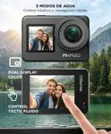 Camara De Accion AKASO Brave 7 20MP 4K30 IPX8 Deportiva Doble Pantalla