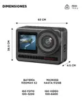 Camara De Accion AKASO Brave 8 4K60 48MP Deportiva Sumergible