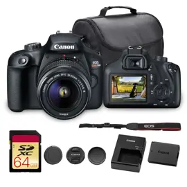 Cámara Dslr  Eos Rebel T100 18Mp Wi...