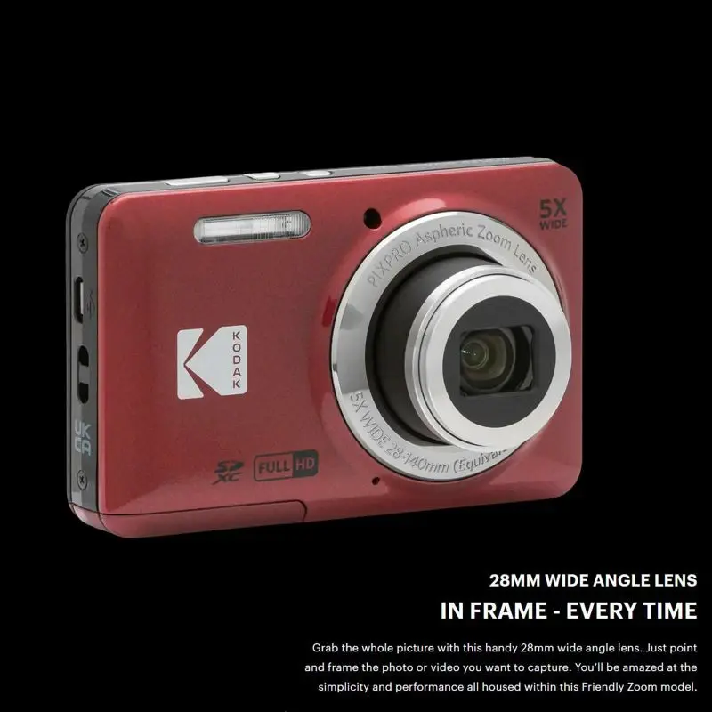 Cámara digital Kodak PIXPRO FZ55 128 GB Kit de tarjeta SD