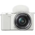 Cámara sin espejo Sony ZV-E10 16-50 mm, lente 64 GB, blanca