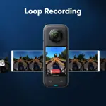 Cámara de acción 360 Insta360 X3 impermeable con kit de motocicleta