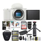 Cámara Sony Alpha ZV-E10 APS-C Vlog sin espejo con accesorios