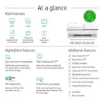 Impresora HP Envy Pro 6458 Multifunción a Color Recertificada
