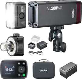 Flash Ad200pro Ii 200Ws Ttl Inalám...