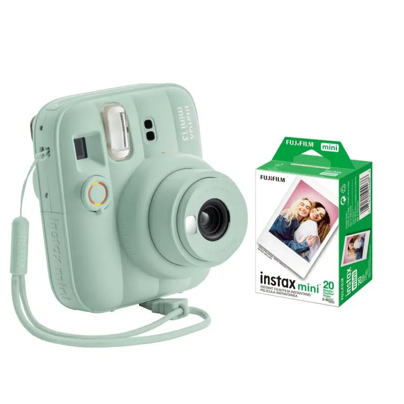 Camara Instantanea Fujifilm Instax Mini 13 Lagoon Green +20 Fotos