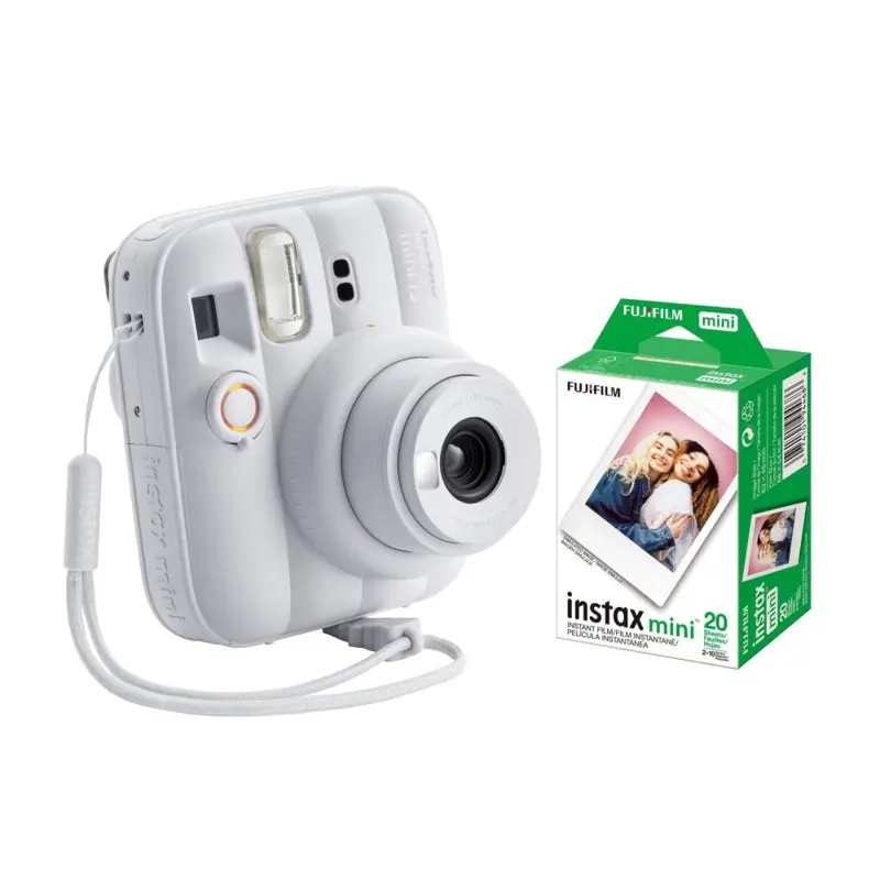 Camara Instantanea Fujifilm Instax Mini 13 Clay White +20 Fotos