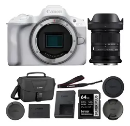  Cámara Sin Espejo Eos R50 Con Lent...