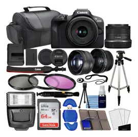 Cámara  Eos R100 Sin Espejo Con Len...