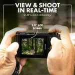 Cámara Minolta De 72 Mp Con Zoom Óptico De 10x, Color Negro Negro