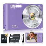 Camara Digital Smartklik Dc06 Fhd 4k 44mp Tarjeta Sd 64gb Purple