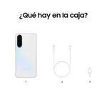 Celular Galaxy A36 - 256GB, 8GB RAM, Pantalla 6.7" Super AMOLED, 5G, Blanco