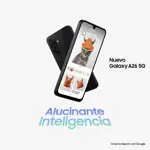Celular Galaxy A26 - 256GB, 8GB RAM, Pantalla 6.7" Super AMOLED, 5G, Negro