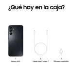 Celular A16 SM-A165M - 6.5" Super AMOLED, 4/128GB, 50MP, 5000mAh, Negro