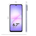 Celular Galaxy A07 SM-A07M 4/64GB Violeta SAMSUNG 