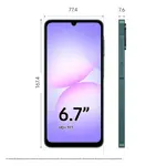 Celular Galaxy A07 SM-A075M 4/128GB Verde SAMSUNG 