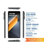 Celular Tecno POVA 6 256/12 GB Gris