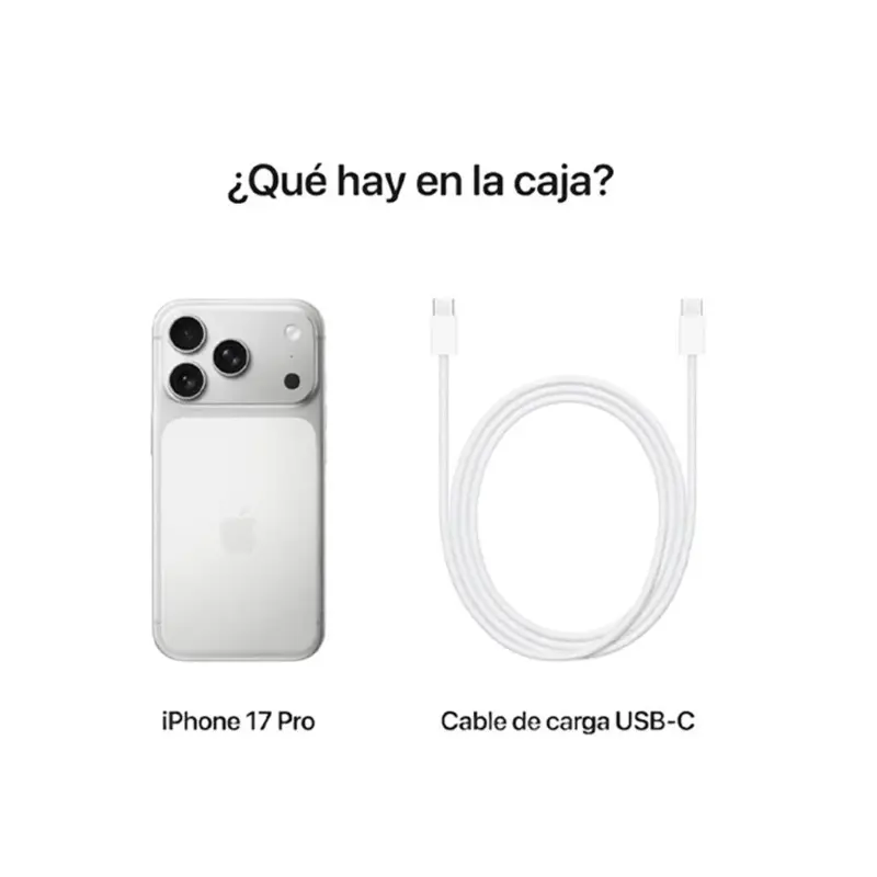 iPhone 17 Pro 512GB Chip A19 Pro Pantalla 6.3 48MP