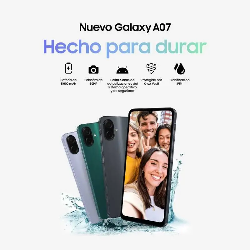 Celular Samsung Galaxy A07 128GB 4GB RAM 4G
