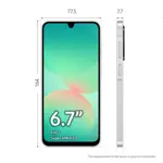 Smartphone Samsung Galaxy A26 5G 256 GB 8 GB 6,7" Blanco