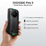 Smartphone DOOGEE Fire 3 Resistente 5.5" IPS HD+ 12GB 64GB