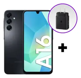 Combo Celular A16 128Gb/4Gb Black ...