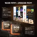 Smartphone Cubot X100 5G 16GB RAM 256GB Cámara 64MP Black