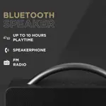 PARLANTES VOLKANO X VKX-3003 VXS200 SERIES BLUETOOTH 5.1 H/10MTS 10W RMS RESIST. AGUA BLACK/BLUE