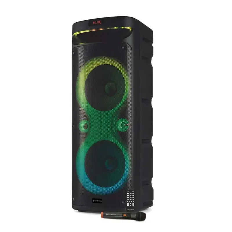 parlante portatil sd 210 inalambrico serie dorada