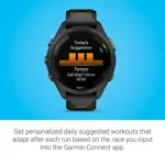 Reloj inteligente Garmin Forerunner 265S Running 42 mm negro/amarillo