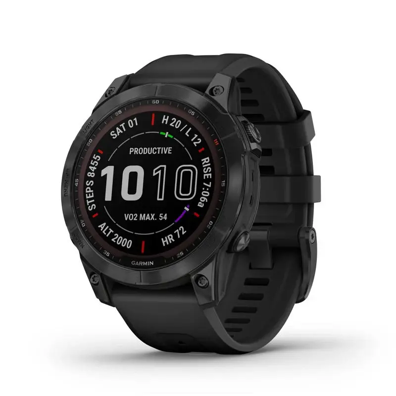 Reloj inteligente Garmin fenix 7 Sapphire Solar Black DLC Titanio