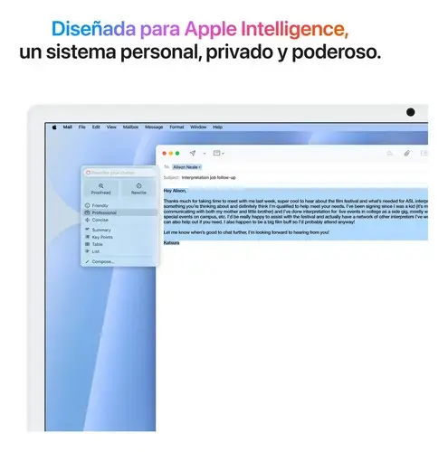 iMac 24 M4 10cpu 10gpu 24gb 512gb Azul Teclado Inglés