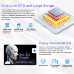 Tablet JUEDUR 10,1" Android 15 30GB RAM 128GB ROM 8000mAh