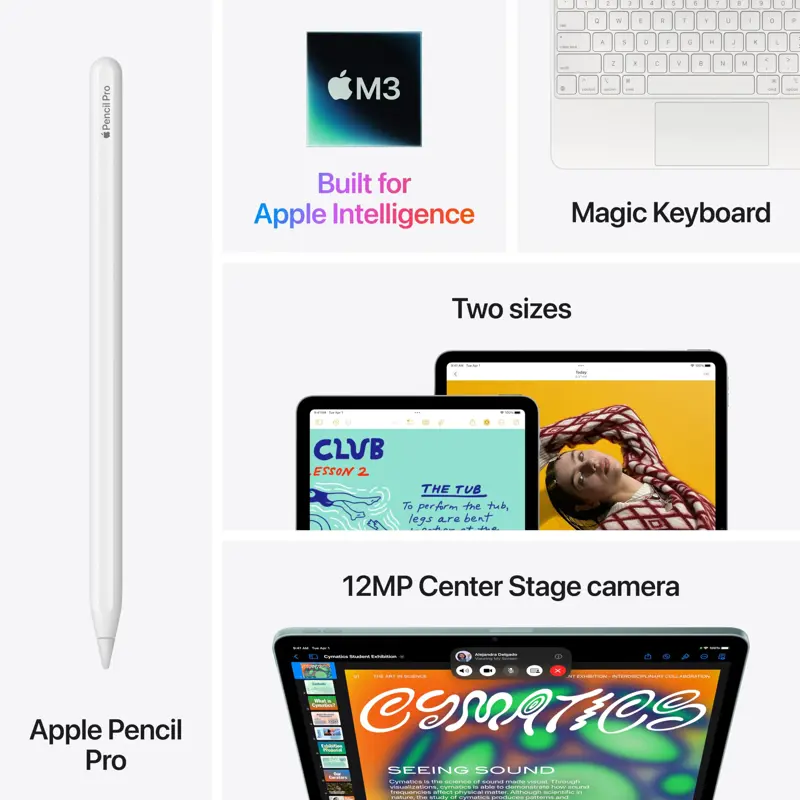Tablet Apple iPad Air 11 Chip M3 128GB Wi Fi 6E 5G Azul