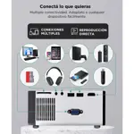 Proyector Gadnic MiniCine Led 5000 Lúmenes 4K Mini Portátil Hasta 150"