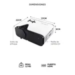 Proyector Gadnic MiniCine Led 5000 Lúmenes 4K Mini Portátil Hasta 150"