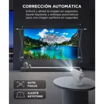 Proyector Inalambrico Gadnic 4K Android TV Enfoque Y Keystone Automatico