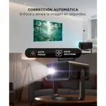 Proyector Gadnic 4K 10.000 Lúmenes AutoFocus AutoKeystone Android 12 Cable HDMI 1.5mts