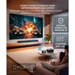 Proyector Gadnic 4K 10.000 Lúmenes AutoFocus AutoKeystone Android 12 Cable HDMI 1.5mts