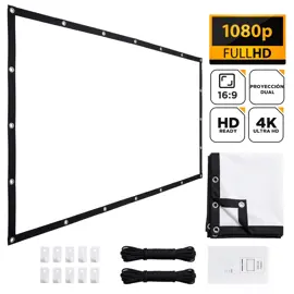 Pantalla Proyector 120 Pulgadas Po...