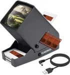 Iluminación LED para visor de diapositivas con batería, alimentada por USB