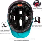 Casco Bicicleta Niños SIFVO Ajustable Ligero Visor 50-57cm