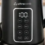 Pava Eléctrica 1.7 lts Ultracomb Pe4930 Con Pantalla Táctil Y Selector De Temperatura - Negro