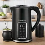 Pava Eléctrica 1.7 lts Ultracomb Pe4930 Con Pantalla Táctil Y Selector De Temperatura - Negro