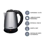 Pava Eléctrica Hervidora Acero Inoxidable 1.8 Lts Codini - P18HAN
