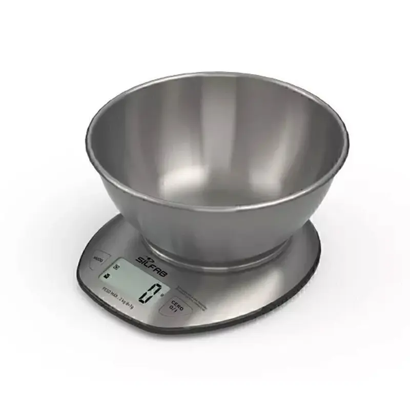 Balanza electrónica de cocina Silfab acero BC304