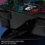 NSW Powera Enhanced Wireless Controller Lumectra Galactic Vortex Edition