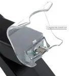 Base Soporte Cargador 2 Joystick Doble Ps4 Slim Y Pro